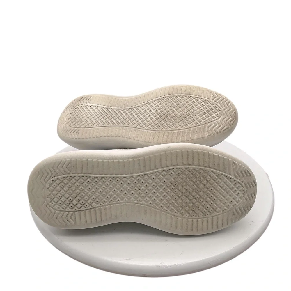 OrthoComfoot Light Gray Orthopedic Arch-Support Canvas Sneaker Womens‎ Size 11